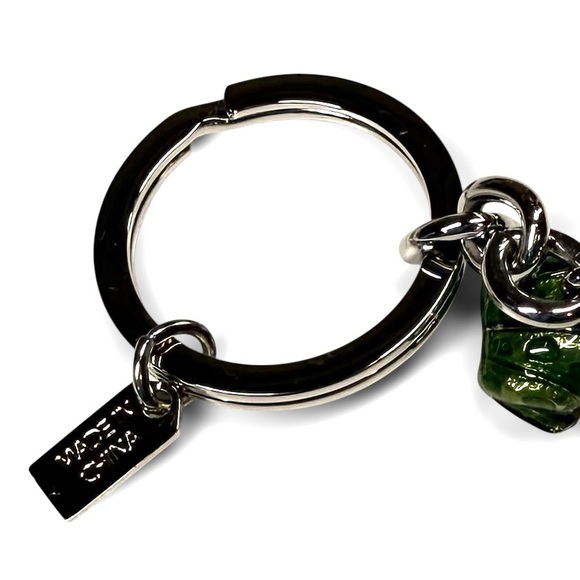 NWOT Rare Coach Frog Prince Key Fob in Green Enamel - Style No. 92448 - Picture 5 of 5